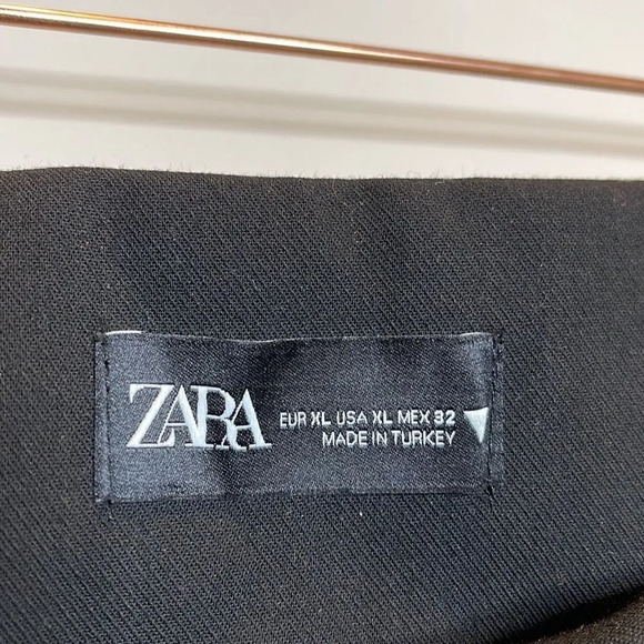 Zara Black Zipoer Leg Pants - Picture 7 of 8